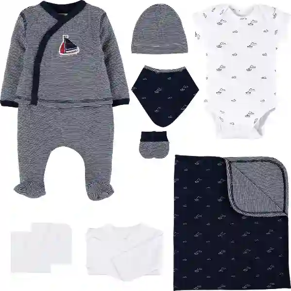 Resim Çizgili Nakışlı 10 Lu Set 17138