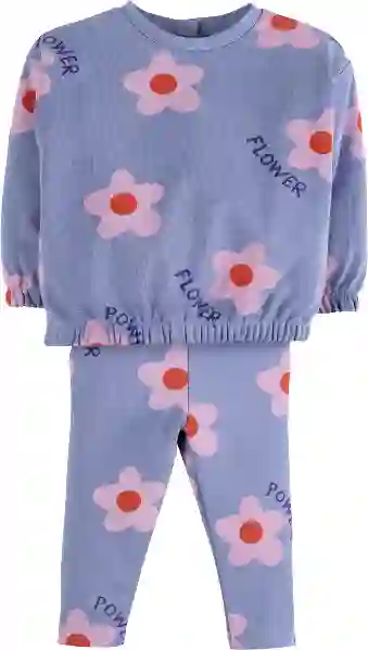 Resim Çiçek Baskılı Taytlı Takım 16974