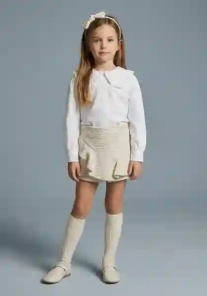 Resim Gold Simli Şort Etek 19017