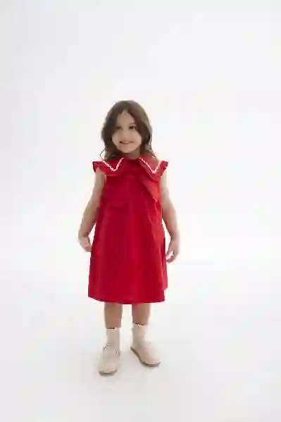 Resim Yakalı Elbise 17303