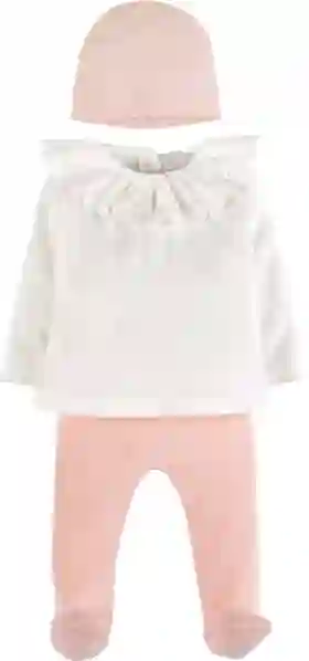 Resim Yakası Dantelli Patikli 3'lü Tk 17589