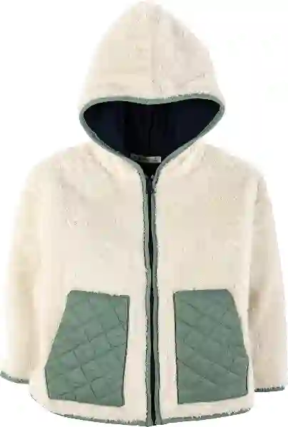 Resim Nakışlı Peluş Mont 17065