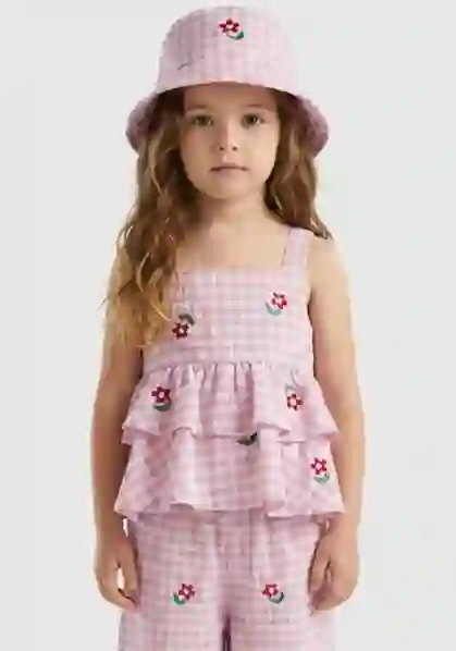 Resim Ekose Askılı Bluz 19189