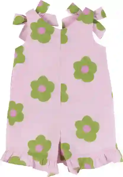 Resim Bandanalı Şort Tulum 17285