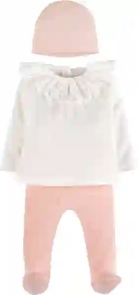 Resim Yakası Dantelli Patikli 3'lü Takım 17590