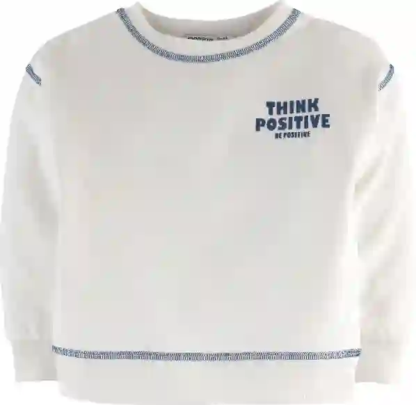 Resim Yazı Baskılı Sweatshirt 16105