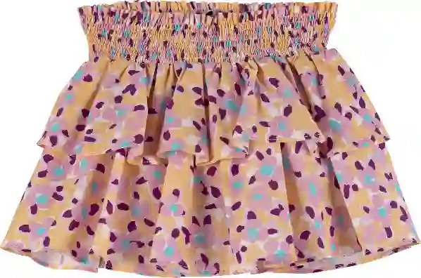 Resim Çiçek Baskılı Etek 16315