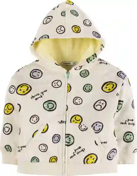 Resim GülenYüz Baskılı Sweatshirt 16462