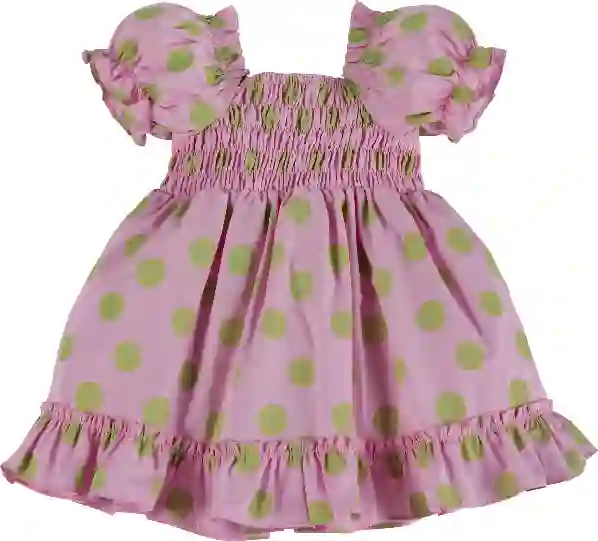 Resim Puan Baskılı Elbise 16507