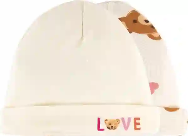 Resim Ayı Baskılı 2'li Şapka 16233