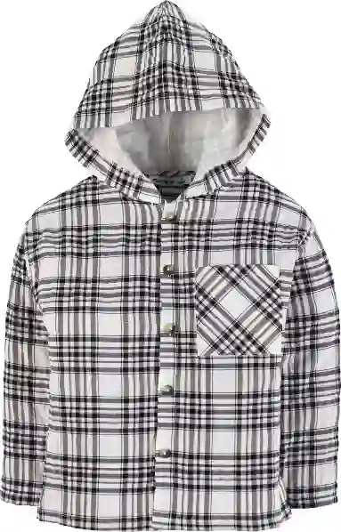 Resim Çizgili Ekose Gömlek 16399