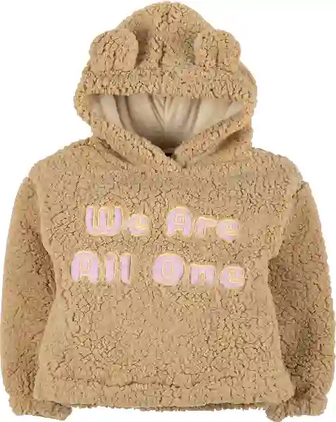 Resim Nakışlı Peluş Sweatshirt 16915