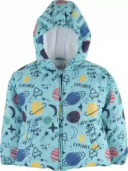 Resim Uzay Baskılı Mont 15918