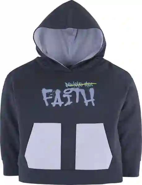 Resim Baskılı Kapüşonlu Sweatshirt 15971