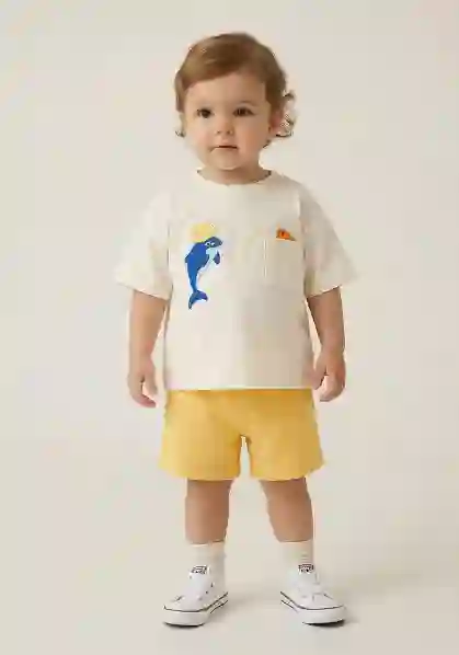 Resim Nakışlı Şortlu Takım 40047