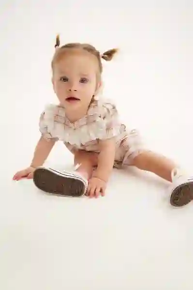 Resim Çizgili Ekose Tulum 16498