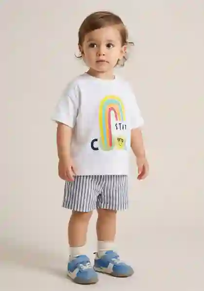 Resim Baskılı Şortlu Takım 40036