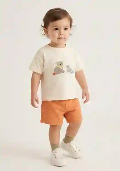 Resim Baskılı Şortlu Takım 40048