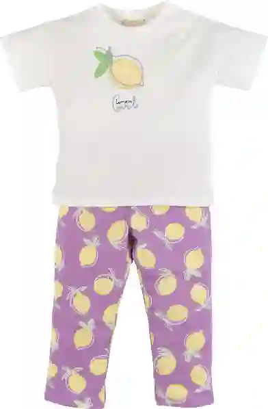 Resim Limon Baskılı Pijama Takım 16668