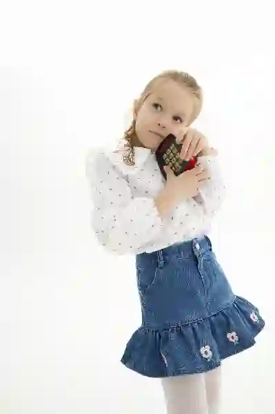 Resim Çiçek Baskılı Gömlek 16031