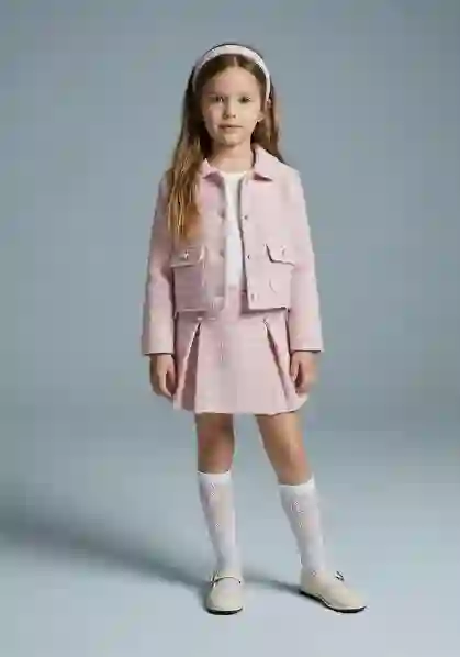 Resim Pileli Şort Etek 19574