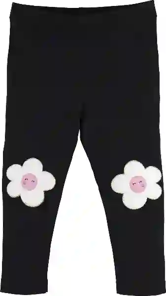 Resim Çiçek Nakışlı Tayt 16025