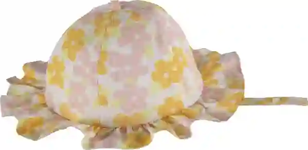 Resim Çiçek Baskılı Şapka 16484