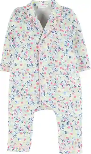 Resim Çicek Baskılı Kız Tulum 17625