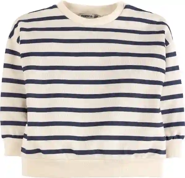 Resim Çizgili Sweatshirt 17002