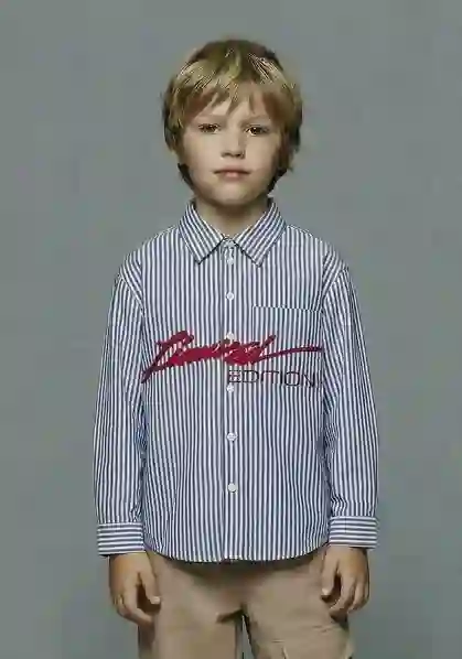 Resim Çizgili Gömlek 19448