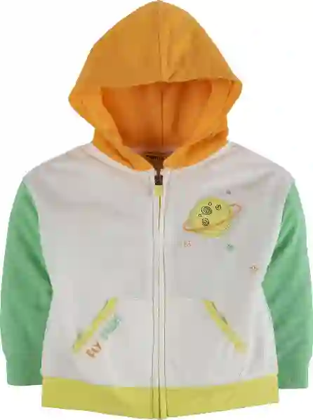 Resim Nakışlı Kapşonlu Sweatshirt 16461