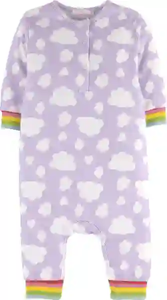 Resim Bulut Baskılı Tulum 15908