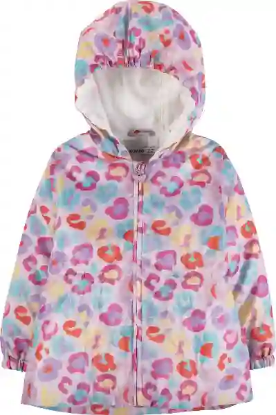 Resim Leopar Desenli Yağmurluk 16310