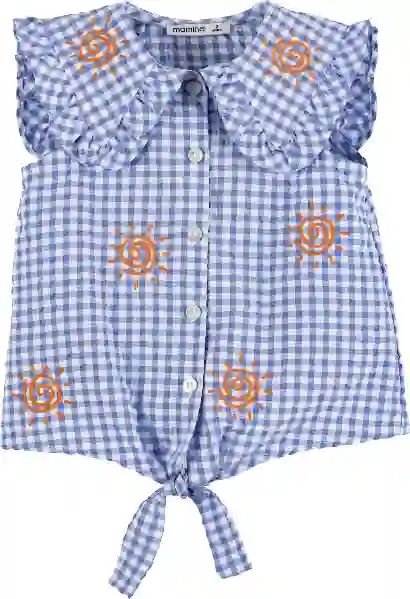 Resim Nakışlı Pötikare Gömlek 17312