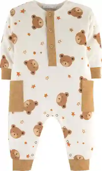 Resim Ayı Baskılı Tulum 16205