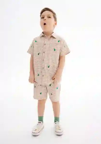 Resim Pötikare Nakışlı Şort 40081