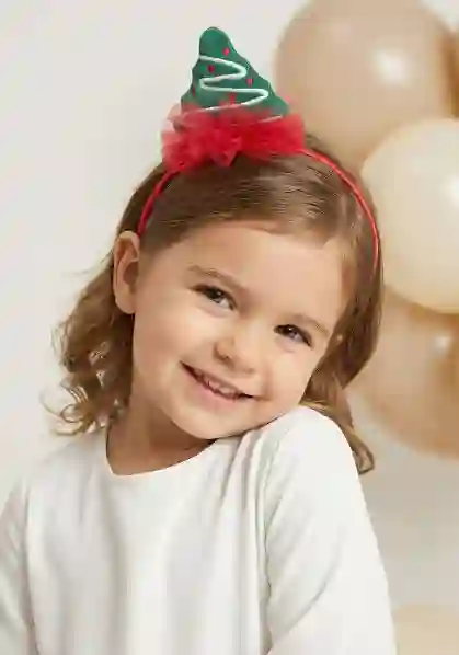 Resim Çam Ağaçlı Yılbaşı Tacı 17555