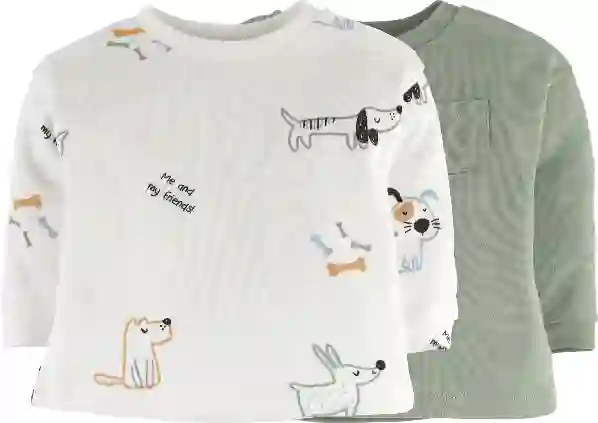 Resim 2'li Sweatshirt 15770