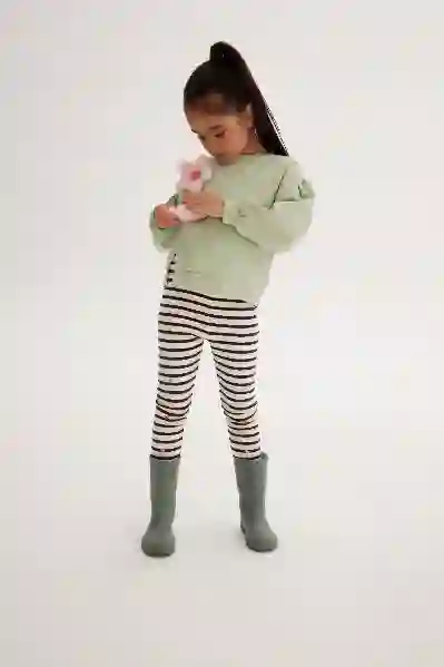 Resim Nakışlı Tayt 16923