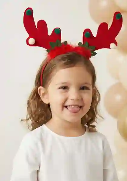 Resim Boynuzlu Yılbaşı Tacı 17553