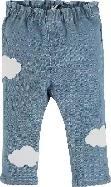 Resim Bulut Nakışlı Pantolon 16544