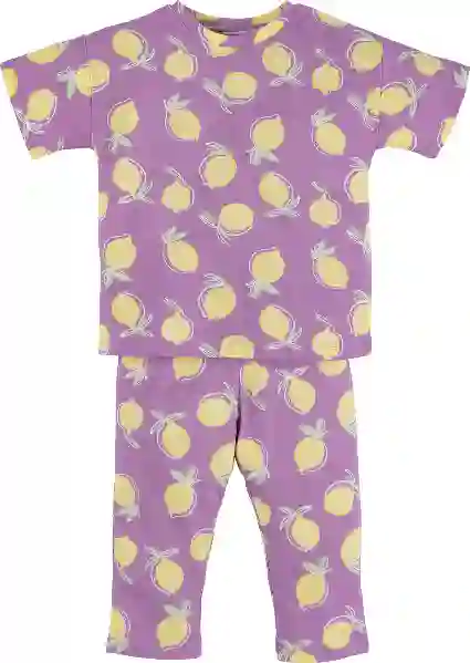 Resim Limon Baskılı Pijama Takım 16495