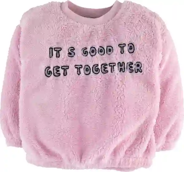 Resim Yazı Nakışlı Sweatshirt 16019