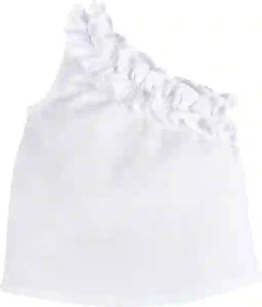 Resim Tek Omuz Fırfırlı Bluz 17320