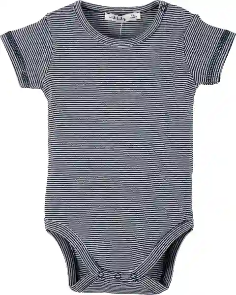 Resim Çizgili Bady Yarım Kol 17145